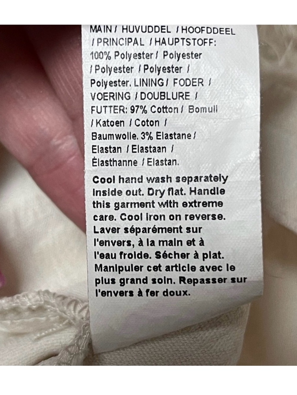 River Island Dress Size 14 Elegant Cream Textured Dress PERFECT ❤️
(Bin 8) - Picture 7 of 7